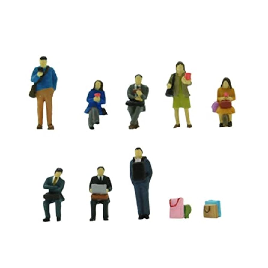 鉄道模型　ジオコレ　人間 ザ・人間104－2 鉄道員2 | 鉄道模型店 Models IMON